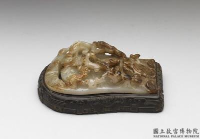 图片[2]-Jade belt buckle with four divine beast pattern, Eastern Han dynasty (25-220)-China Archive